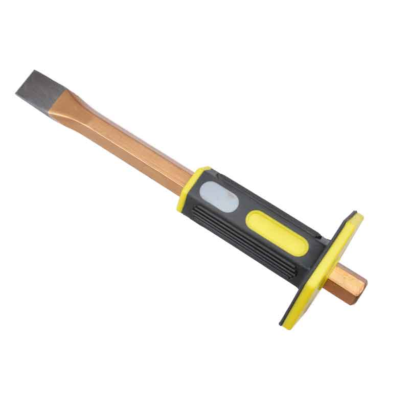 Flat Chisel with Rubber Handle