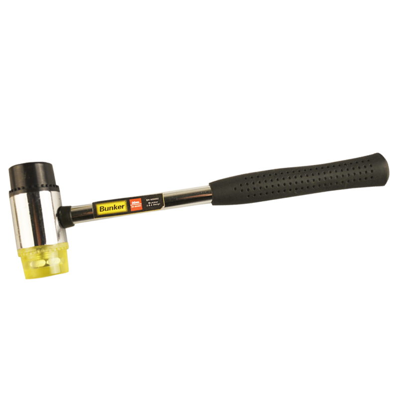30mm mounting hammer Soft Face Rubber Mallet CR-V Steel Handle from Dawei Metal