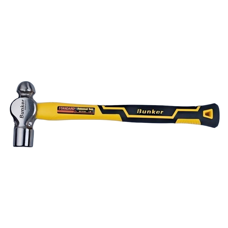 Ball Peen Hammer with TPR Handle Forged Steel Machinist Hammer