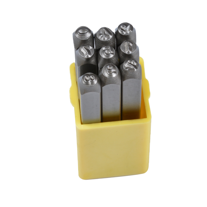 Steel Character Code Punch Set Hardened Steel Letter and Number Stamps
