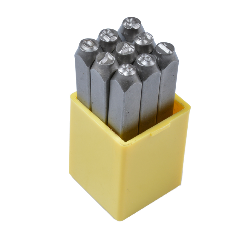 Steel Character Code Punch Set Hardened Steel Letter and Number Stamps from Dawei Metal