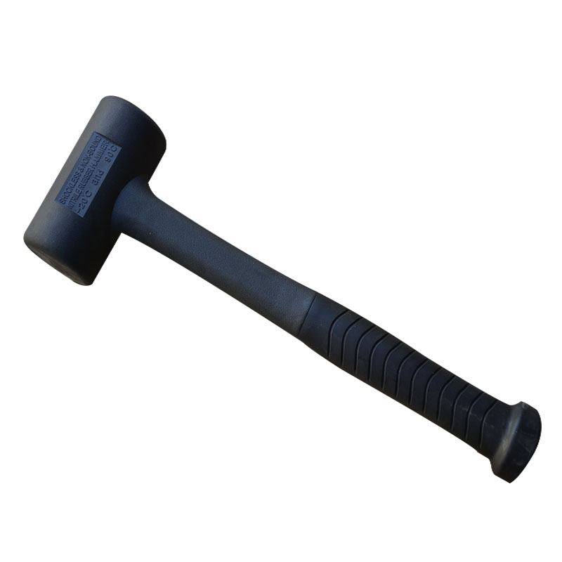 High Grade Non-Elastic Fiber Rubber Hammer Fiberglass Handle Mallet