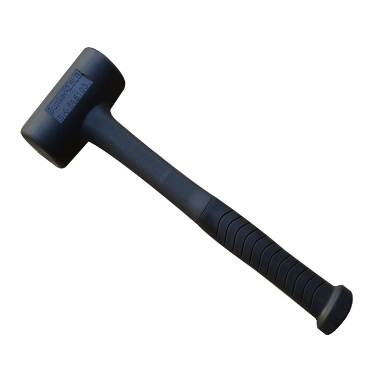 High Grade Non-Elastic Fiber Rubber Hammer Fiberglass Handle Mallet from Dawei Metal