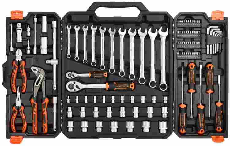 Professional Socket Tool Set 110PCS / 218PCS / 300PCS Cr-V Steel Ratchet Wrench Tool Kit from Dawei Metal