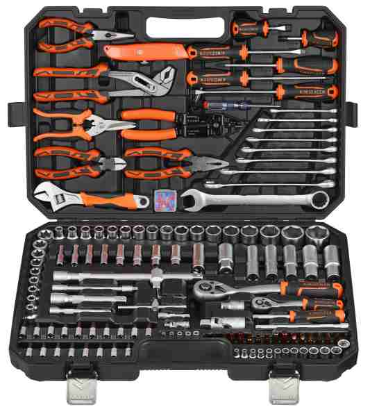 156PCS 160PCS 169PCS Socket Tool Set 1/4 1/2 Drive Professional Mechanic Tool Kit from Dawei Metal